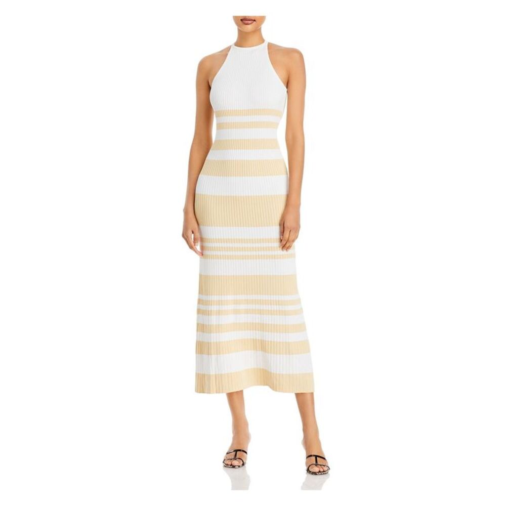 SIGNIFICANT OTHER Womens White Crisscross Straps Pullover Sleeveless Dress 4
